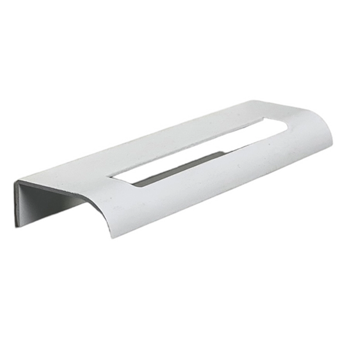 Puxador Para Móveis Thin Reto Alumínio Branco 125mm Aluminium Decor
