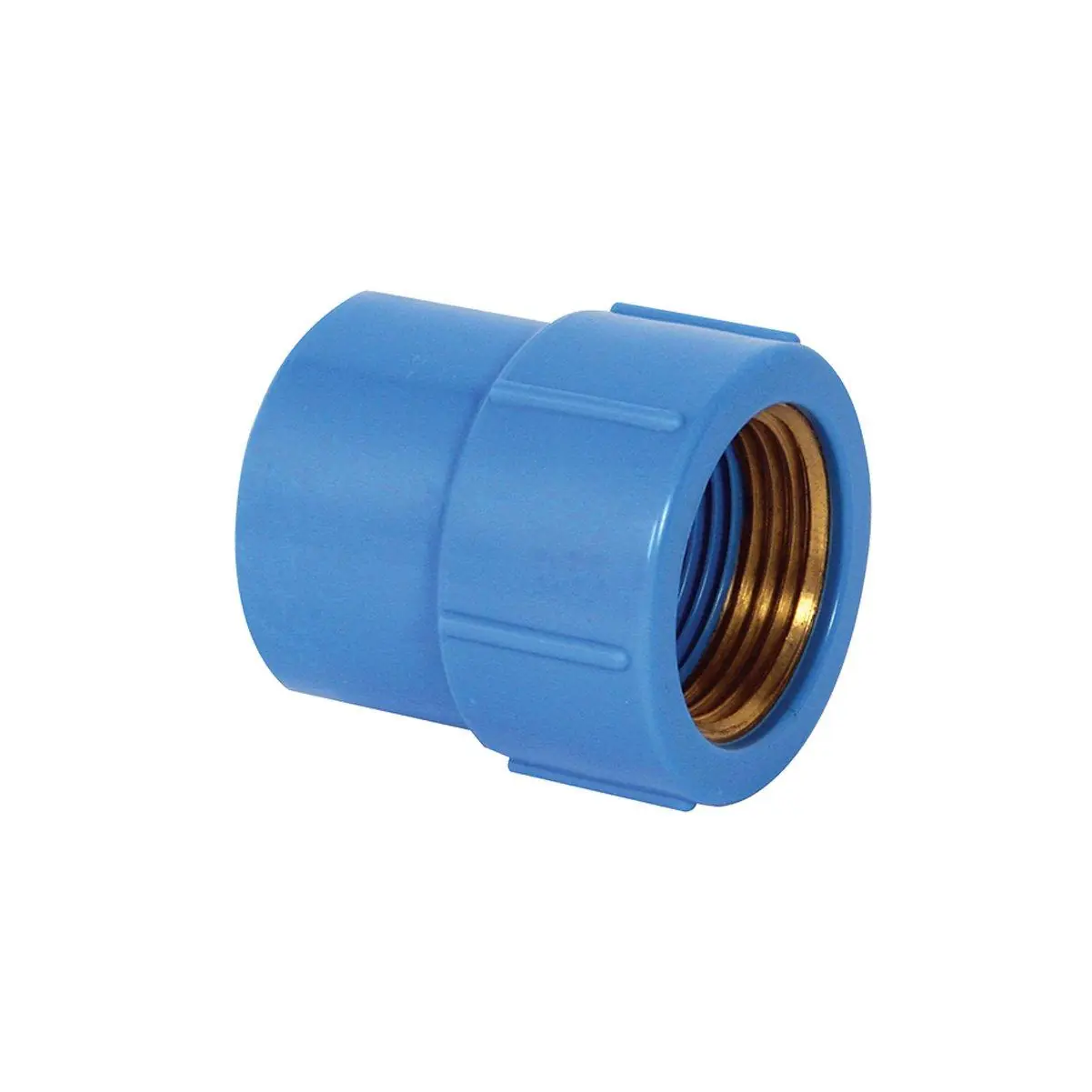 Luva Soldavel Azul C/bucha Latao 25 X 3/4 Krona