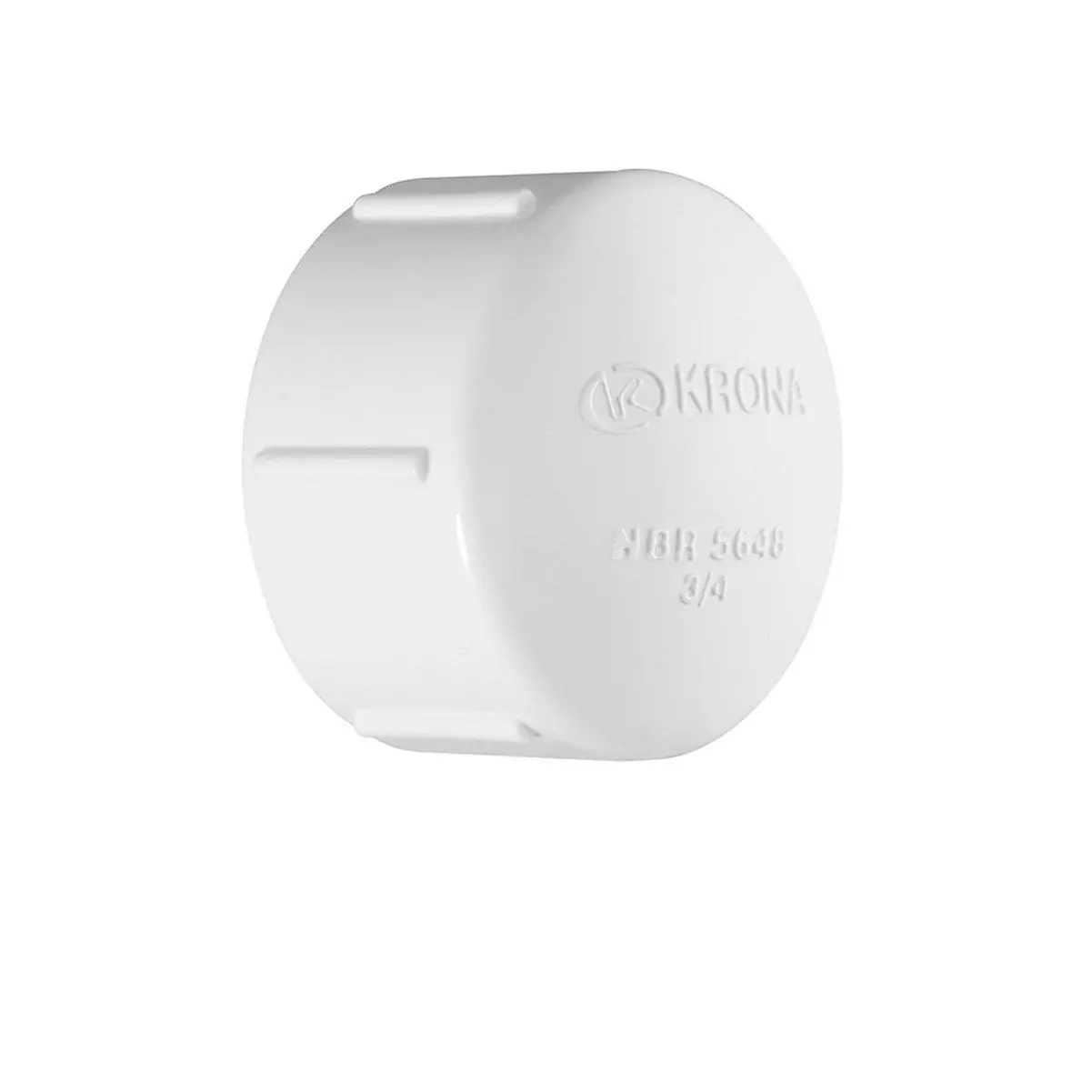 Cap água 3/4 Roscável Branco Krona