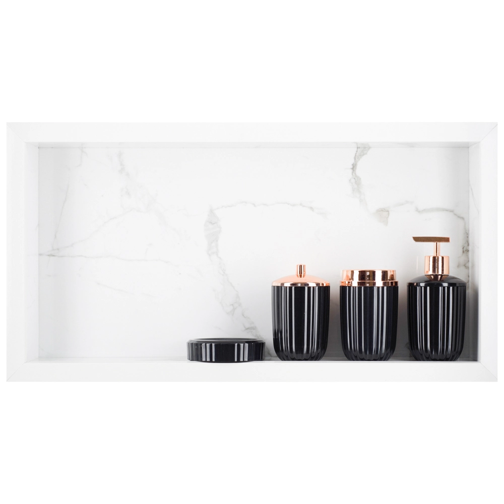 Nicho Em Porcelanato Para Banheiro Porta Shampoo - Gioia