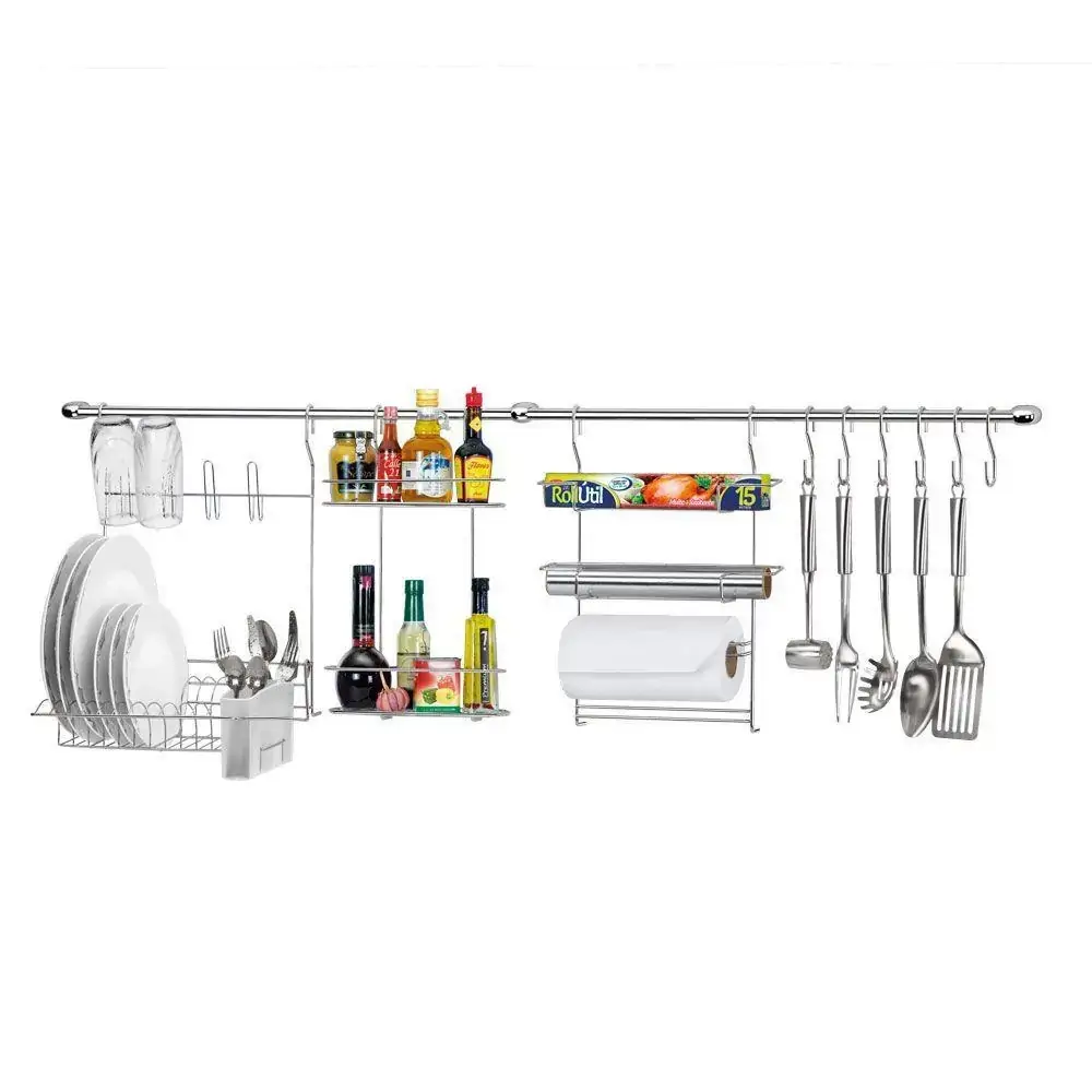 Suporte para Utensílios de Cozinha Cook Home Kit 10 - Arthi