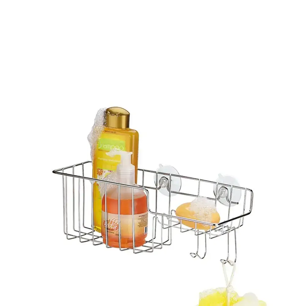 Porta Shampoo Sabonete Arthi C Ventosa Crom R 1523