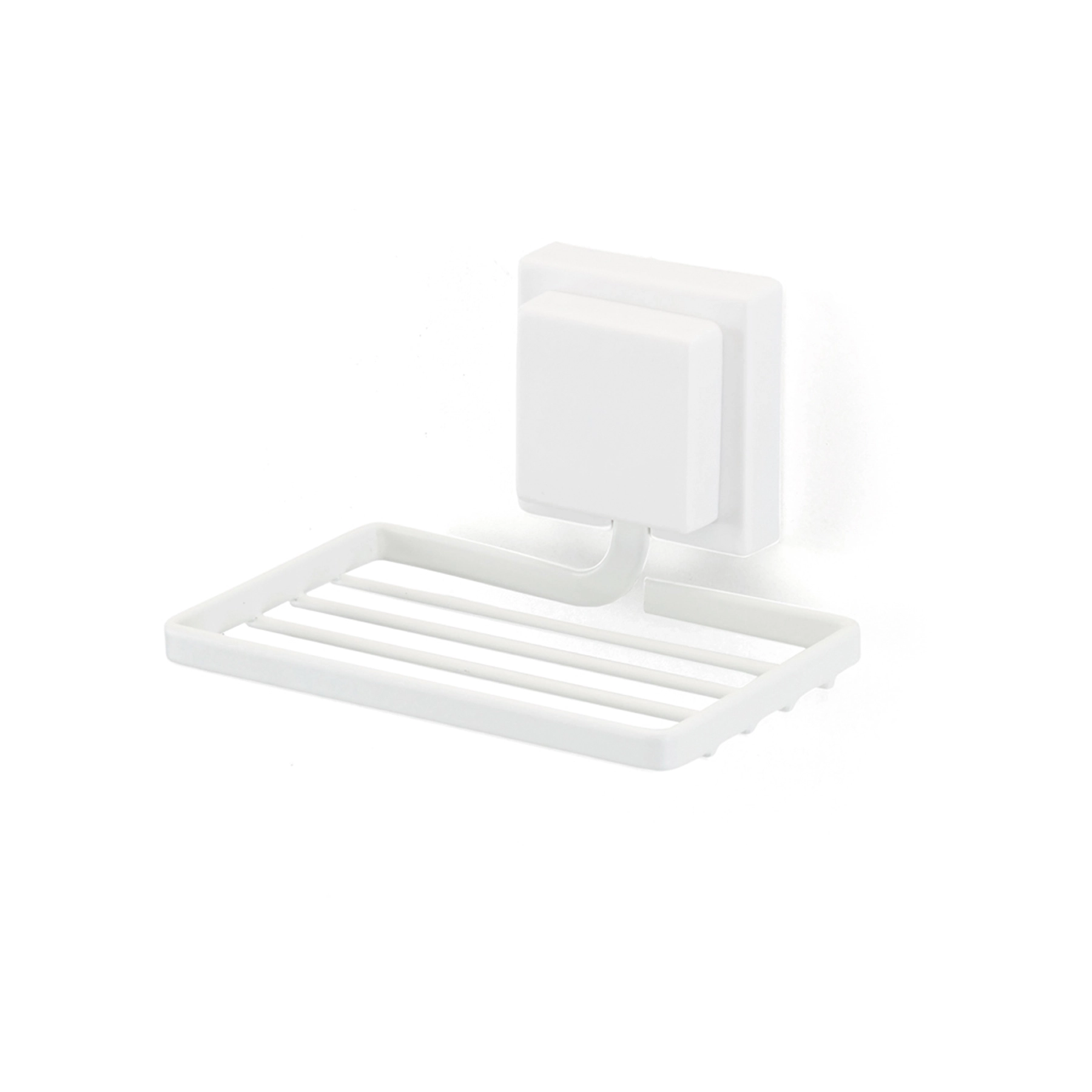 Saboneteira de Parede Retangular Metal Branco Piatina Arthi
