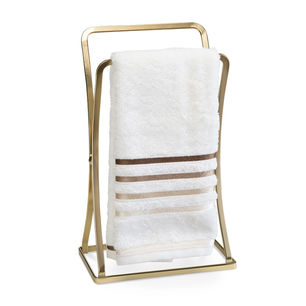 Porta Toalha Rosto Aço Carbono Gold Arthi