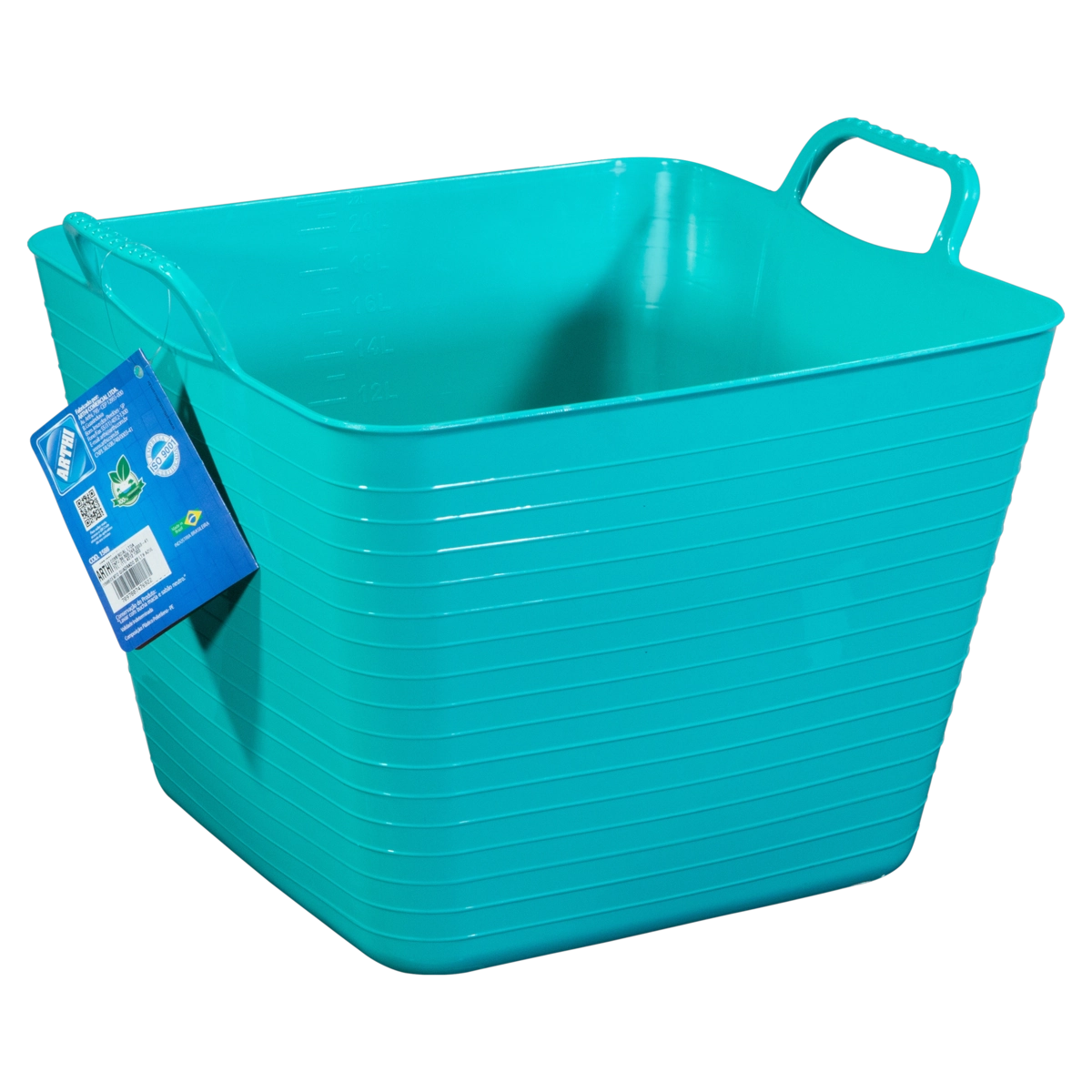 Cesto Flexível Azul Quadrado 22l Arthi