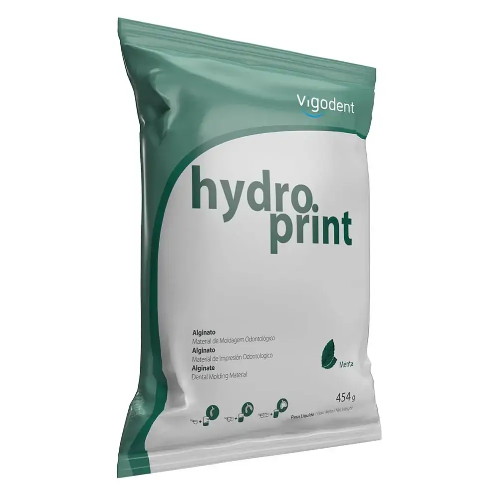 Alginato Hydroprint Premium Tipo II - Vigodent - Menta (Cód. 25.8266)