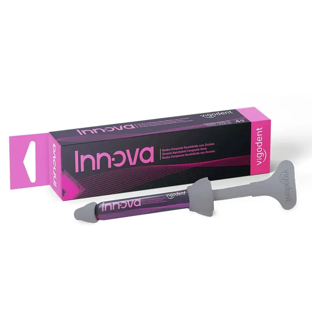 Resina Innova com Zircônia Dentina 4g - Vigodent - Resina Innova com Zircônia Dentina A3,5 4g - Vigo