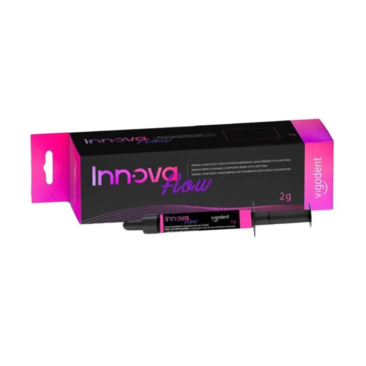 Resina Innova com Zircônia Flow 2g - Vigodent - Resina Innova com Zircônia Flow B0,5 2g - Vigodent