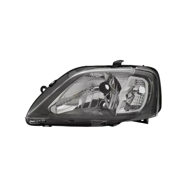 Farol Principal RENAULT LOGAN Lado Esquerdo Máscara Cinza - VIA EXPRESSA RN0531LE