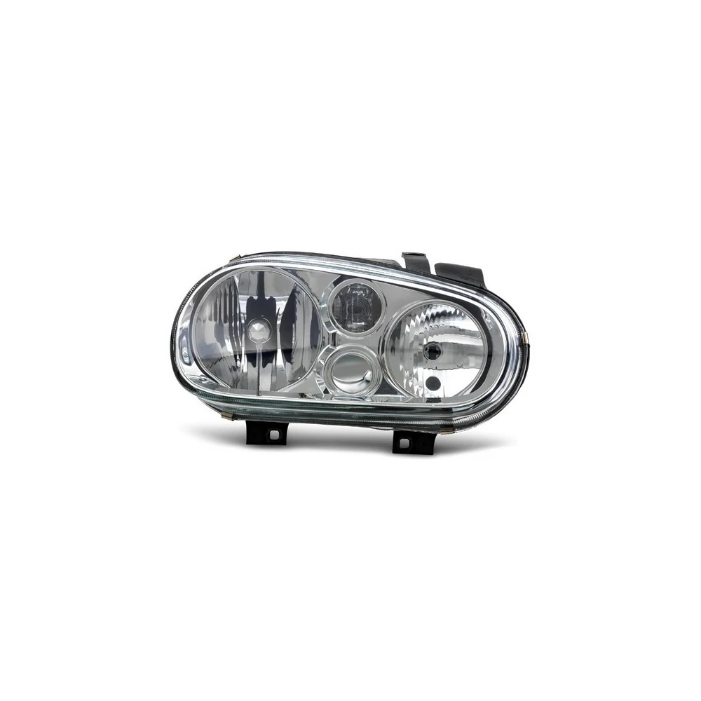 Farol Principal VOLKSWAGEN GOLF Lado Direito Máscara Cromada Regulagem Manual H1/H7 - VIA EXPRESSA VW0710LD