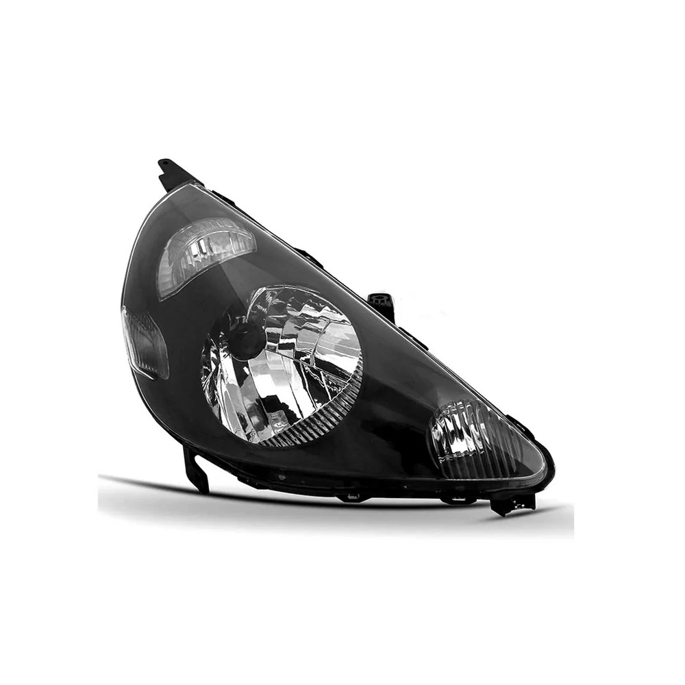 Farol Principal HONDA FIT Lado Direito Máscara Negra - VIA EXPRESSA HONDA0377LD