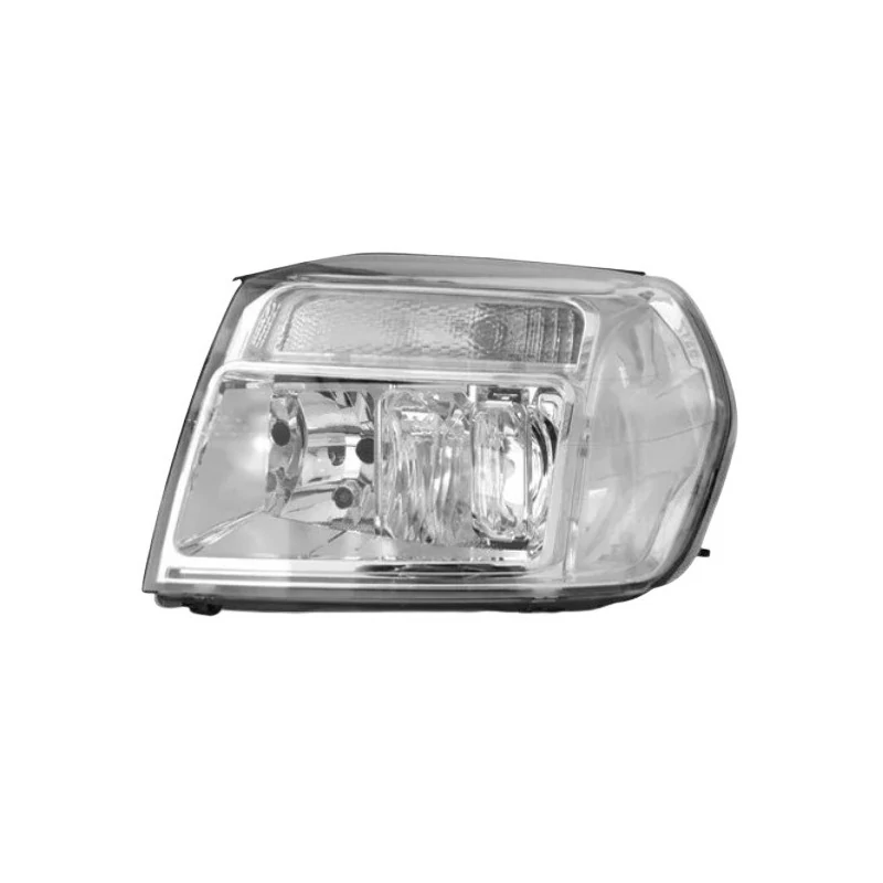 Farol Principal FORD RANGER Lado Esquerdo Máscara Cromada - VIA EXPRESSA FORD00785LE