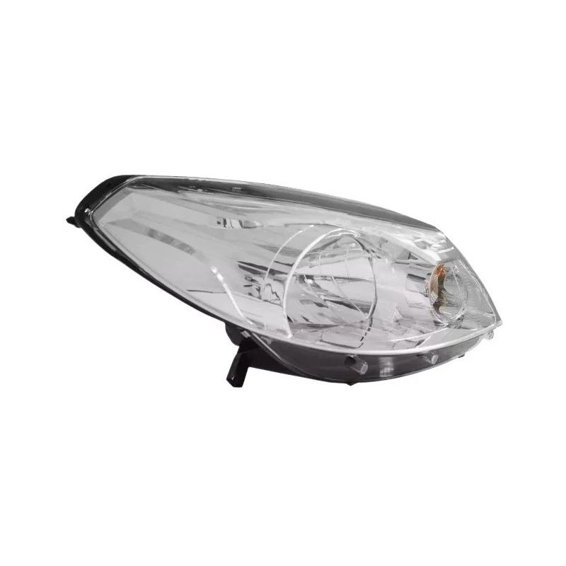 Farol Principal RENAULT SANDERO Lado Direito Máscara Cromada - VIA EXPRESSA RN0572LD