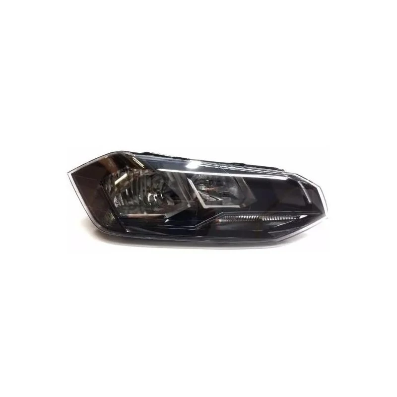 Farol Principal VOLKSWAGEN POLO/VIRTUS Lado Direito Friso Preto - VIA EXPRESSA VW0913LD