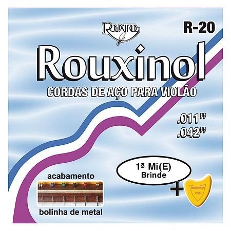 Encordoamento Para Violão Em Aço R20 Rouxinol