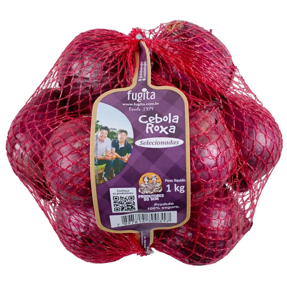 Cebola Roxa Selecionada Fugita 1kg