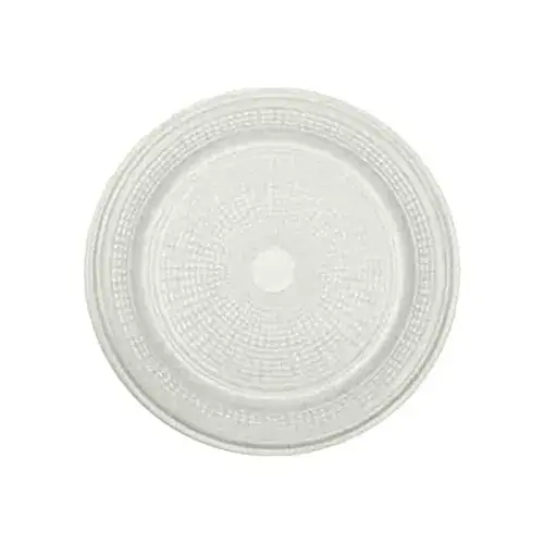 Prato Desc Rainha Plastico Branco C/10
