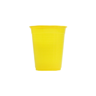 Copo Plástico Descartável Amarelo 50 Unidades Trik