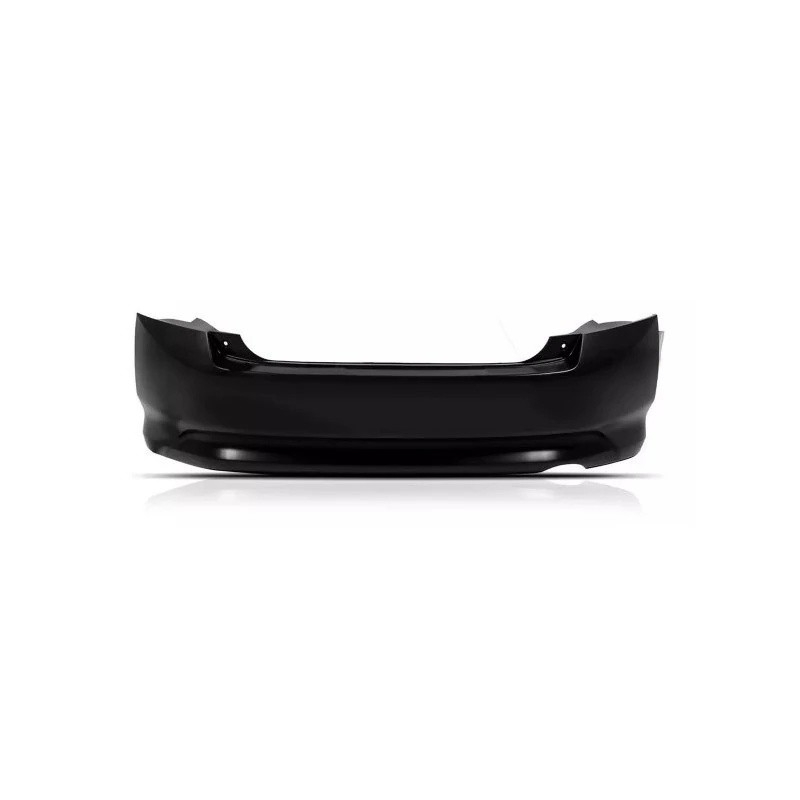 Para-choque Traseiro HONDA CITY Preto Liso - VIA EXPRESSA HONDA0492