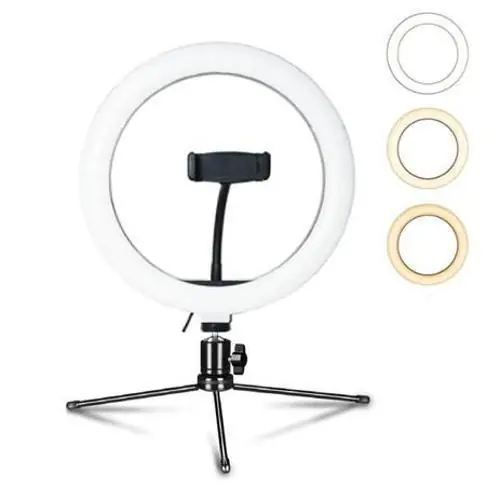 Iluminador Ring Light 20cm 8 Polegadas 12w