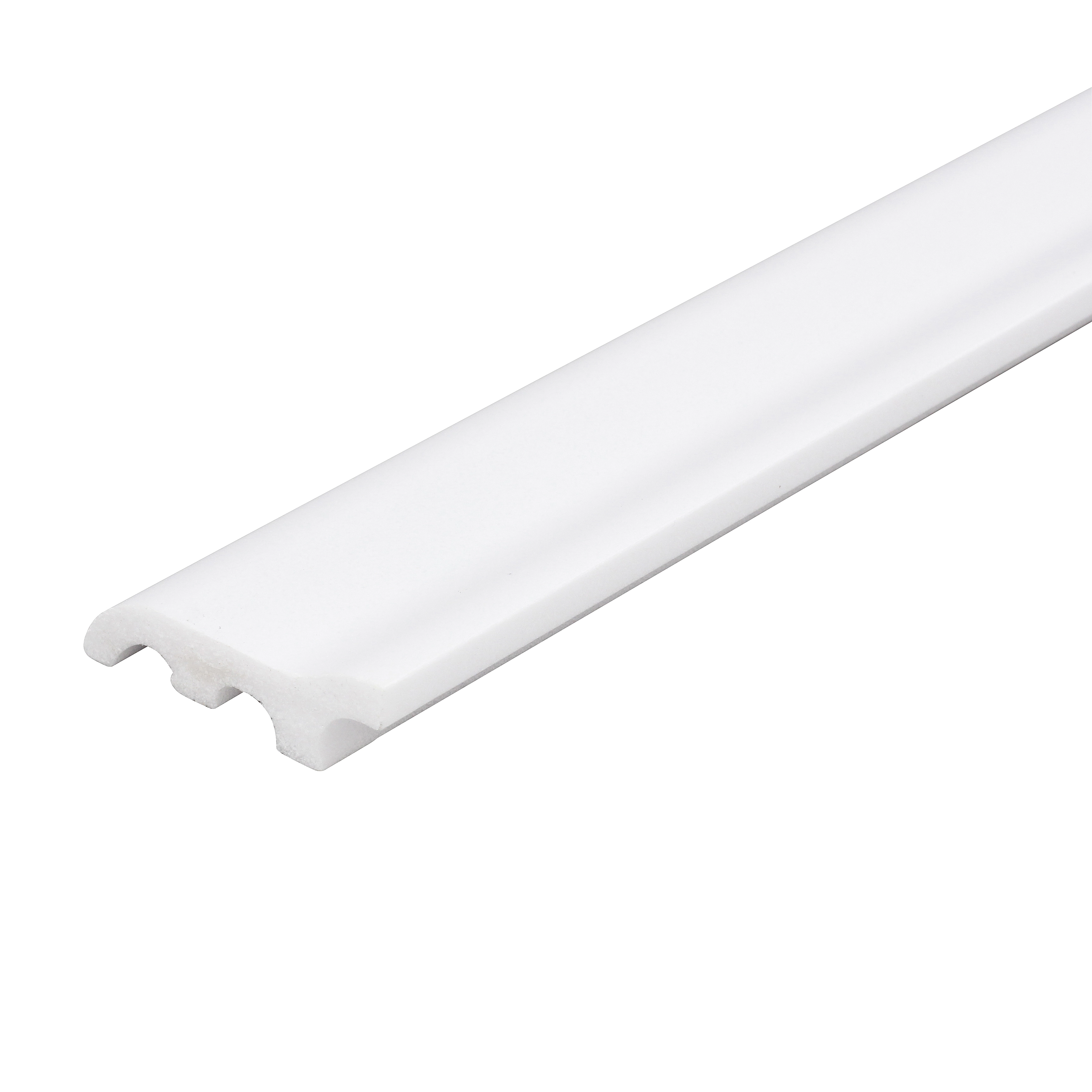 Rodapé de Poliestireno Branco 5,5x244cm Gart