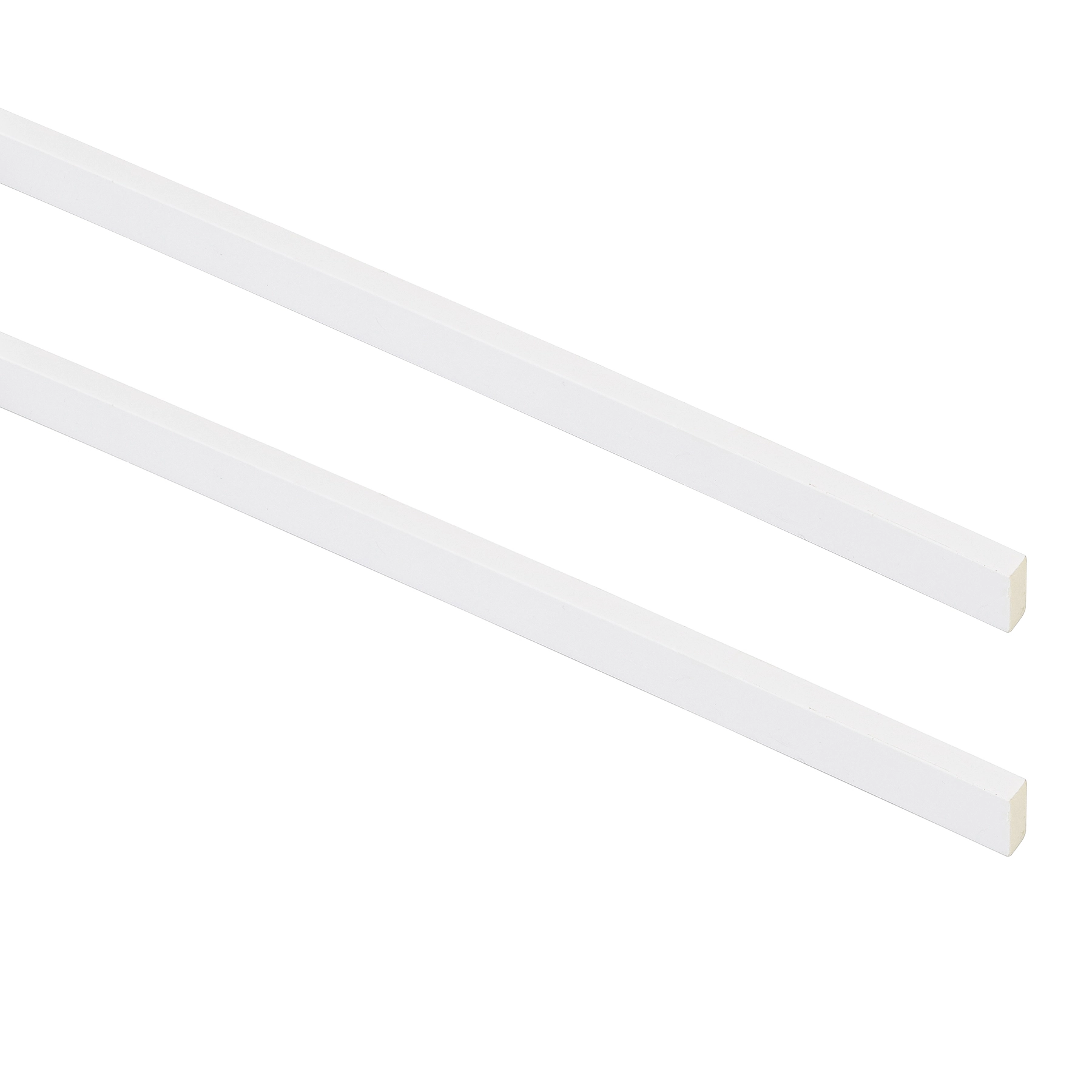 Boiserie Rodameio S2 para Parede 2 Peças 200x2,7cm Branco