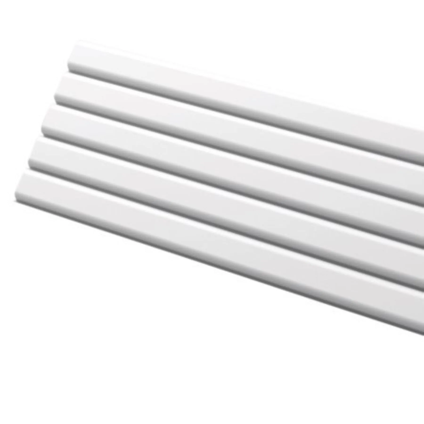 Boiserie Parede 200cm Canelé L Branco Gart