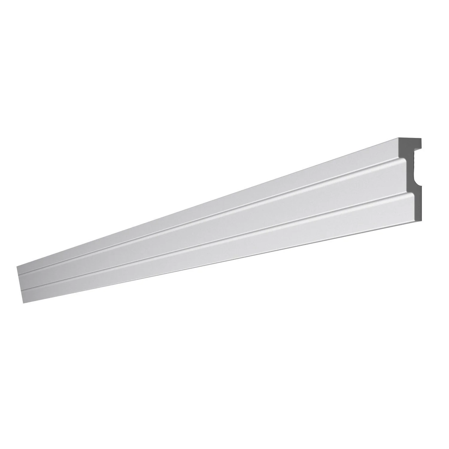 Moldura De Teto Rodateto De Poliestireno 6cmx200cm Gart - Caixa Com 2 M - Branco