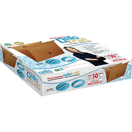 Pasta Kraft Suspensa Plastica