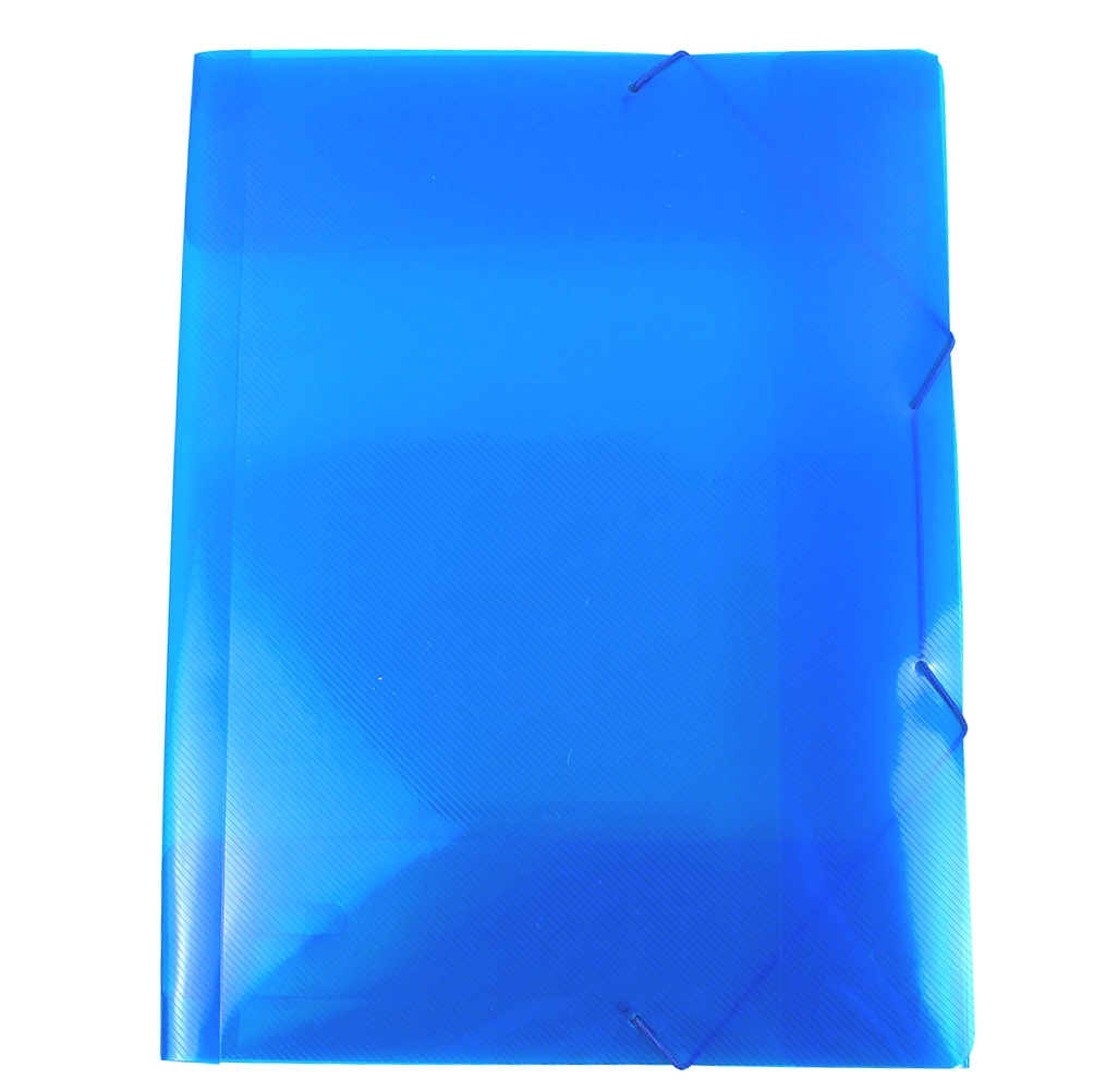 Pasta Aba Elástico Ofício Lombo 2cm Dello Line Azul