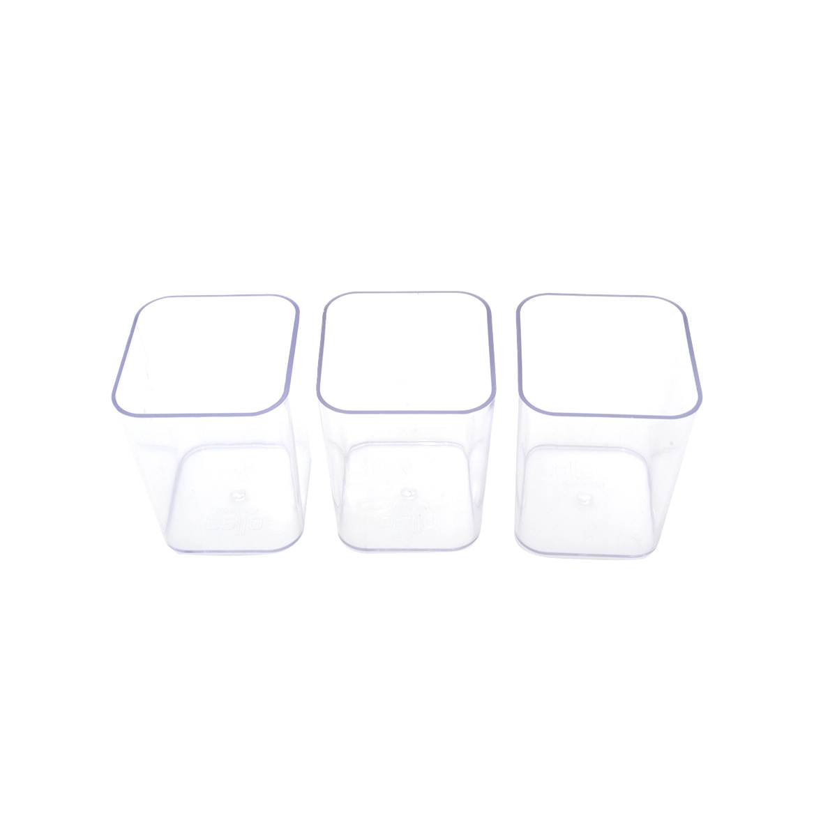 Kit C/ 3 Porta Objetos Cristal
