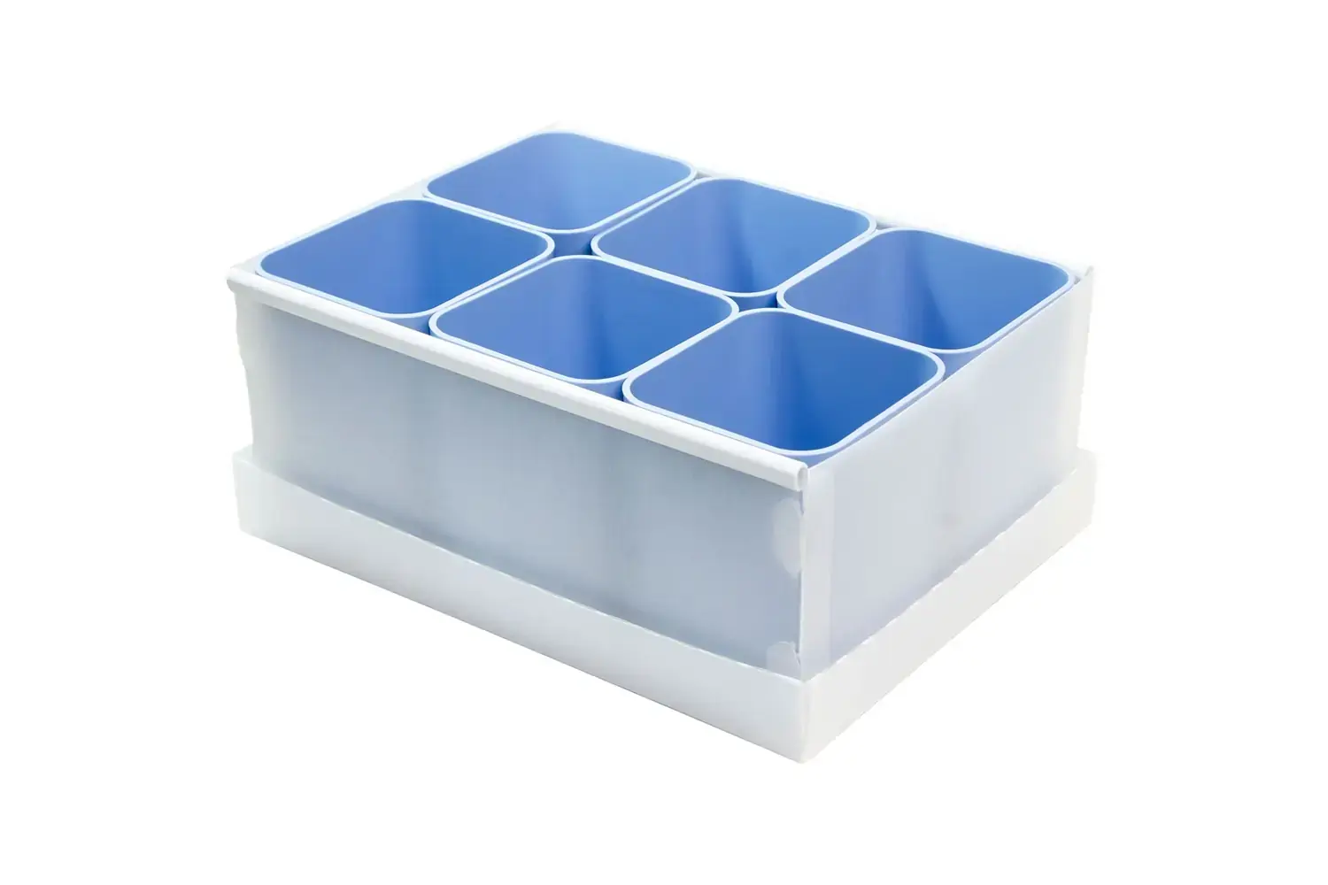 Caixa Organizadora De Obj C/6 Azul Cl