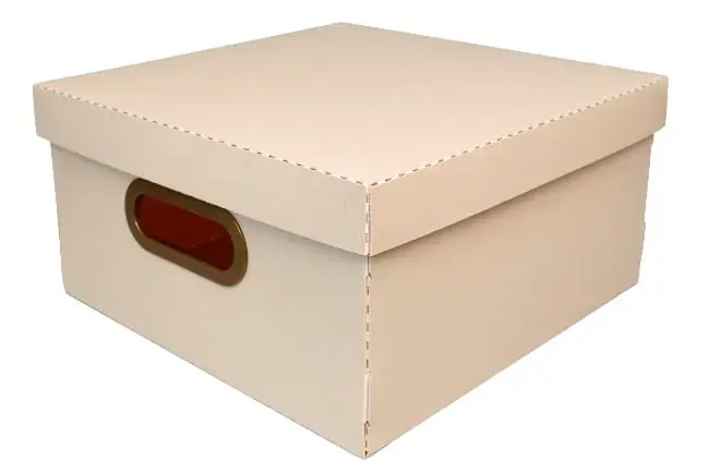 Caixa Organizadora Linho Med Rosa Cl 29x29x15cm