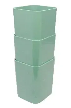 Kit C/ 3 Porta Objetos Verde