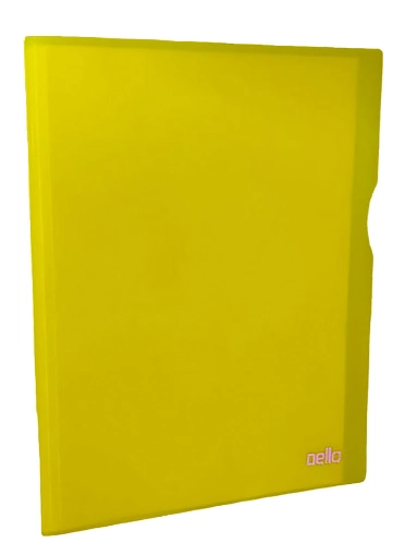 Pasta Catalogo A4 C/30 Plasticos R.6036 Amarelo Atacado Ind Unid Dello