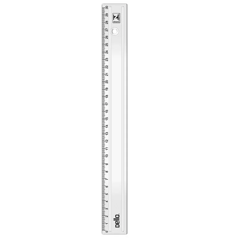 Regua De Potencia Cristal 30cm