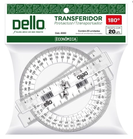 Transferidor Economica 180 Graus 8331.h.0400 Dello