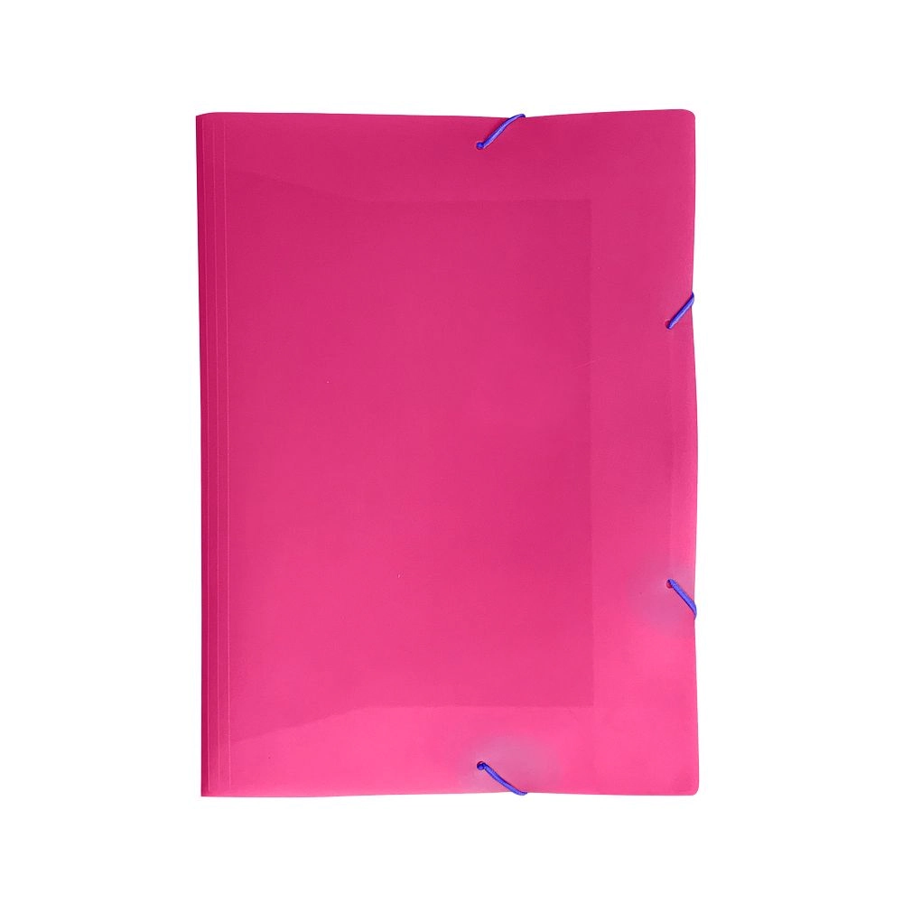Pasta Aba E Elastico Pp 1/2 Of 180mmx245mm Full Color Rosa Fluor