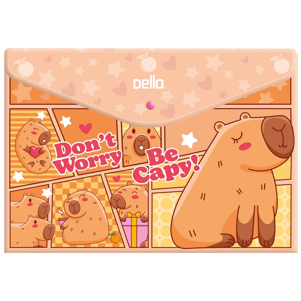 Pasta Envelope Botao Cappy 0018.10.0030 Dello