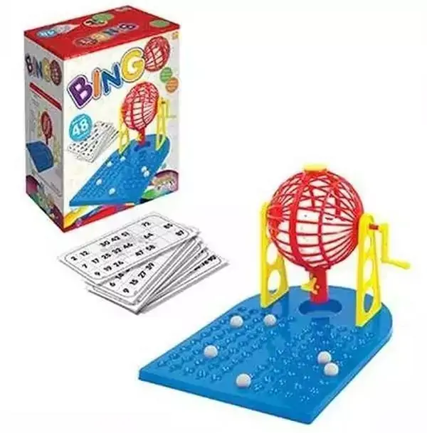 Jogo Bingo Loto Vispora c/ Globo e 48 Cartelas - 123012