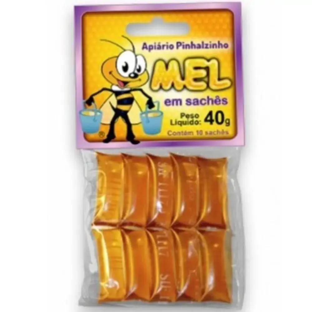 Composto De Mel E Propolis Sache Bioasis 40gr