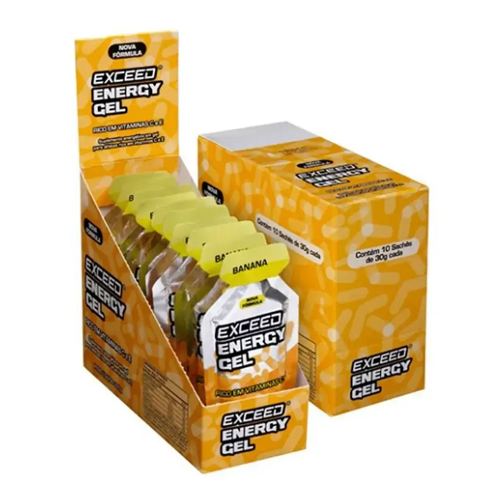 Exceed Gel Acai C/guarana Caixa Fechada C/10 Saches De 30g
