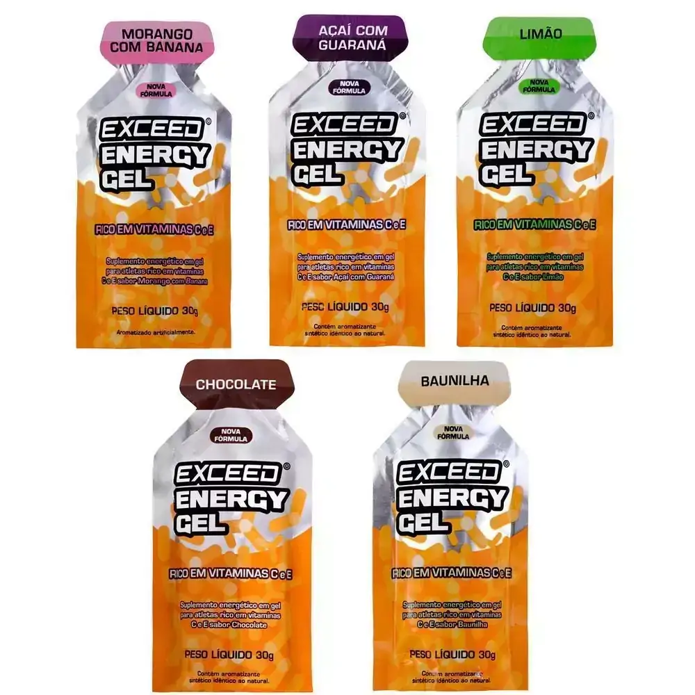 EXCEED ENERGY GEL UNIDADE - UNICO - frutas