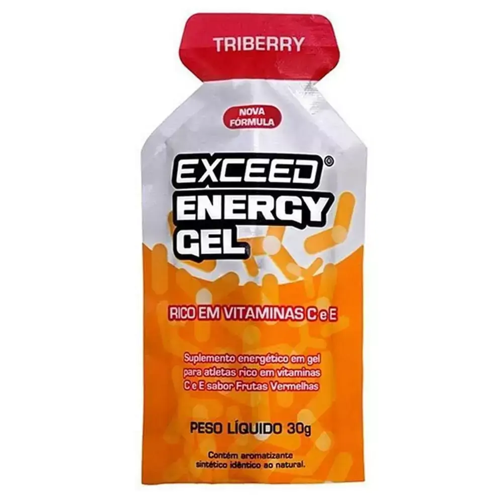 exceed energy gel triberry - UNICO - frutas