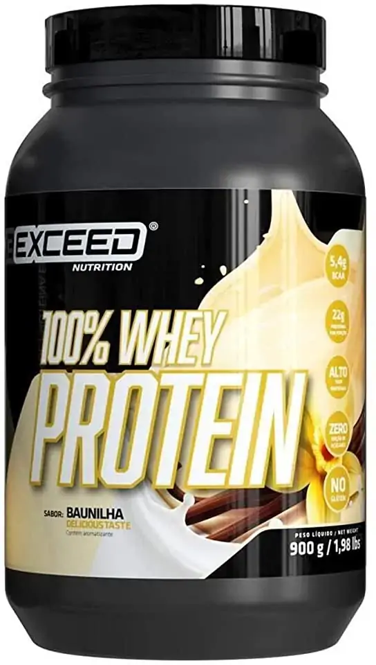 100 Whey Protein Baunilha 900g