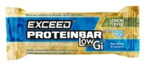 Exceed Proteinbar Lemon Toffee Sem Acucar Cx12