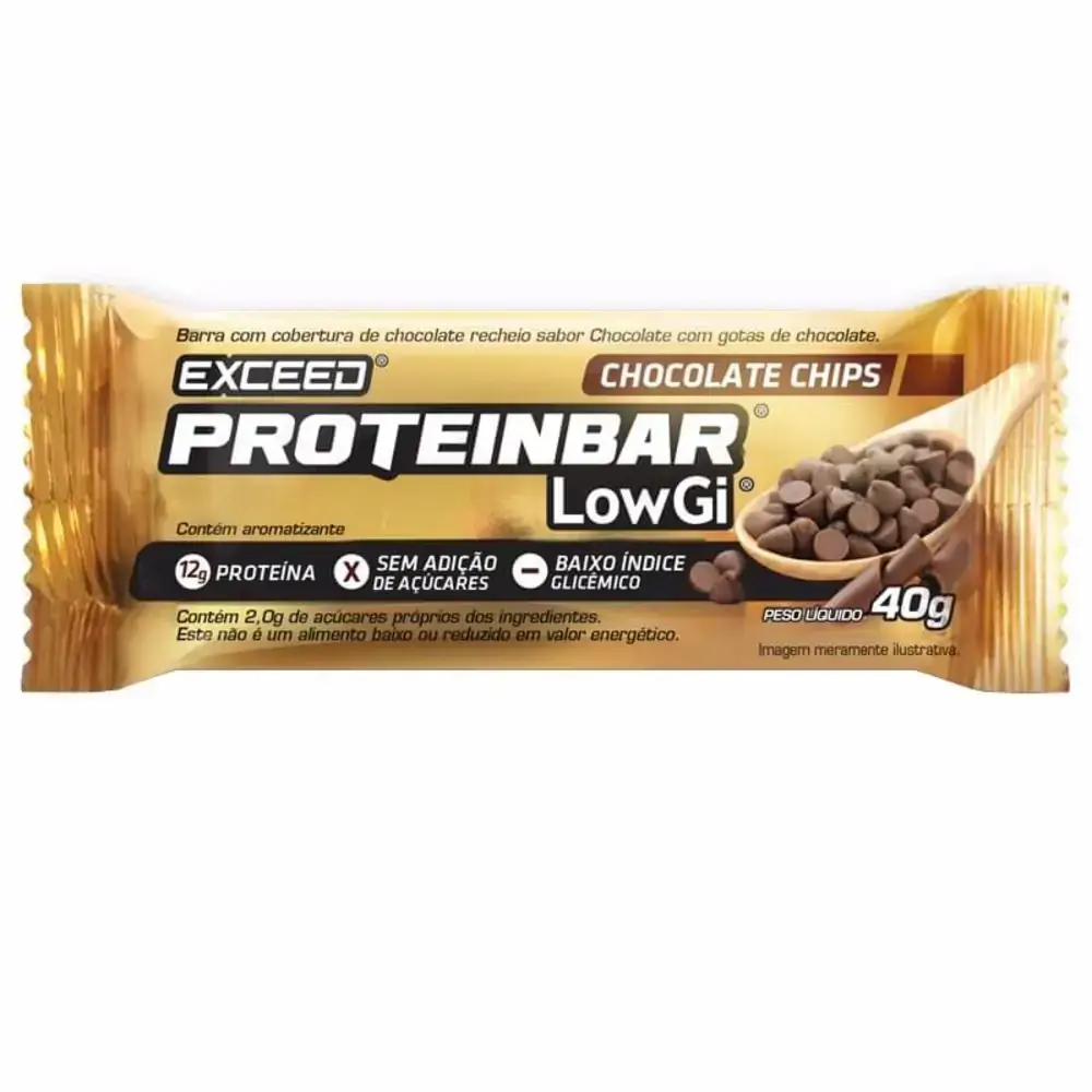 Exceed Protein Bar Chocolate Chips 40g Advanced