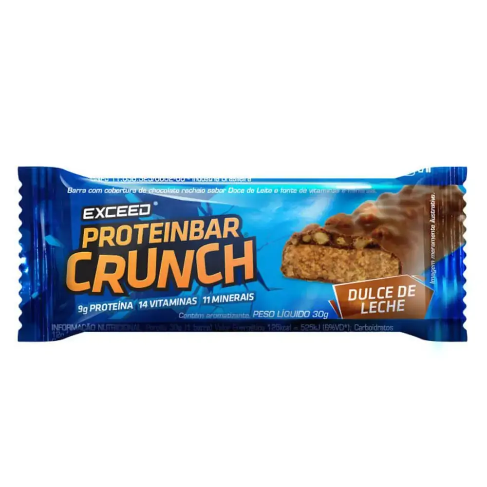Bar Exceed Proteinbar Crunch Doce Leite 30g