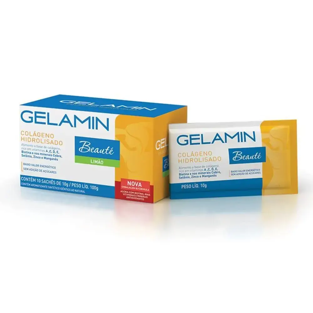 Gelamin Limao 10 Envelopes Advanced Nutrition