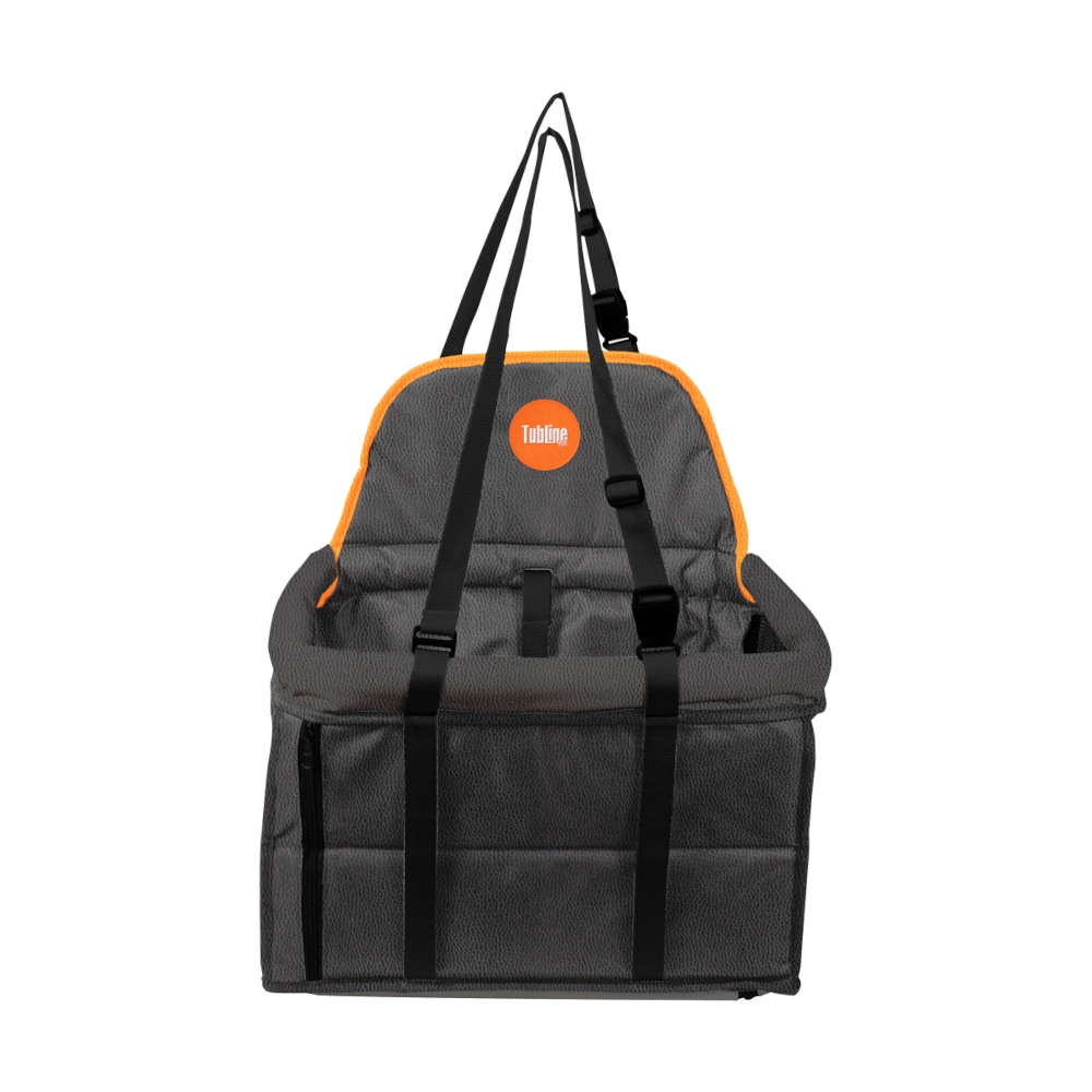 Bolsa De Transporte Transpet One Preto E Laranja Para Cães E Gatos Tamanho único Tubline